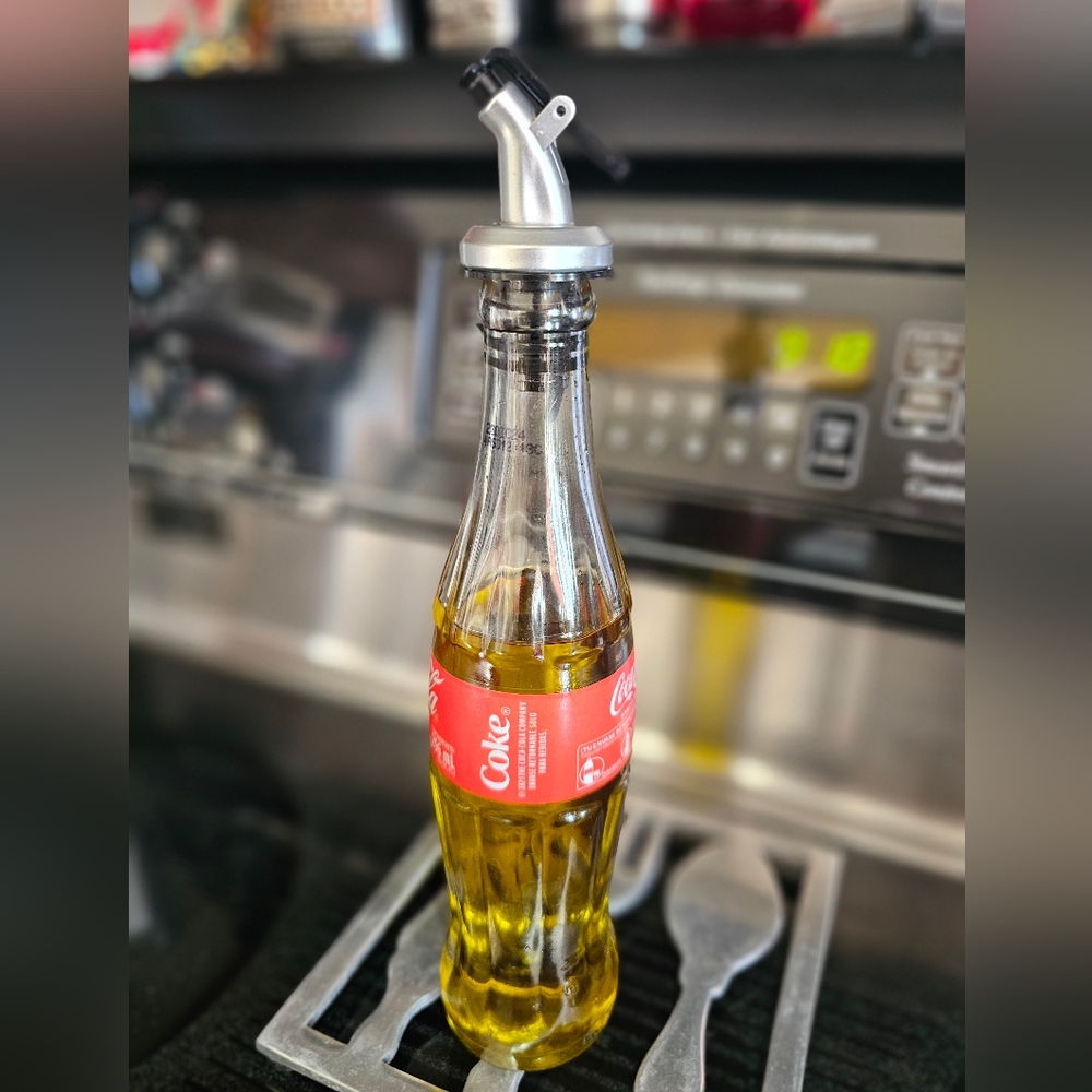 Coke bottle + dispenser